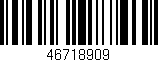Código de barras (EAN, GTIN, SKU, ISBN): '46718909'