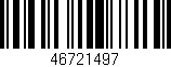 Código de barras (EAN, GTIN, SKU, ISBN): '46721497'