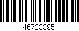 Código de barras (EAN, GTIN, SKU, ISBN): '46723395'
