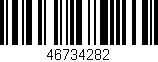 Código de barras (EAN, GTIN, SKU, ISBN): '46734282'