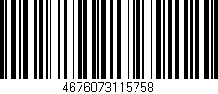 Código de barras (EAN, GTIN, SKU, ISBN): '4676073115758'