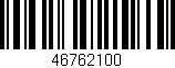 Código de barras (EAN, GTIN, SKU, ISBN): '46762100'