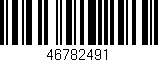 Código de barras (EAN, GTIN, SKU, ISBN): '46782491'