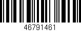 Código de barras (EAN, GTIN, SKU, ISBN): '46791461'