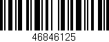 Código de barras (EAN, GTIN, SKU, ISBN): '46846125'