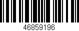 Código de barras (EAN, GTIN, SKU, ISBN): '46859196'
