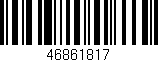 Código de barras (EAN, GTIN, SKU, ISBN): '46861817'
