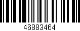 Código de barras (EAN, GTIN, SKU, ISBN): '46883464'
