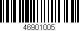 Código de barras (EAN, GTIN, SKU, ISBN): '46901005'
