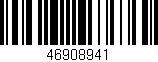 Código de barras (EAN, GTIN, SKU, ISBN): '46908941'