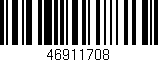 Código de barras (EAN, GTIN, SKU, ISBN): '46911708'