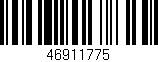 Código de barras (EAN, GTIN, SKU, ISBN): '46911775'