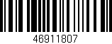 Código de barras (EAN, GTIN, SKU, ISBN): '46911807'