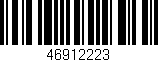 Código de barras (EAN, GTIN, SKU, ISBN): '46912223'