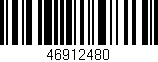 Código de barras (EAN, GTIN, SKU, ISBN): '46912480'