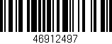 Código de barras (EAN, GTIN, SKU, ISBN): '46912497'