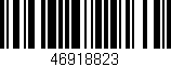 Código de barras (EAN, GTIN, SKU, ISBN): '46918823'