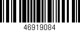 Código de barras (EAN, GTIN, SKU, ISBN): '46919084'