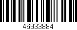 Código de barras (EAN, GTIN, SKU, ISBN): '46933884'