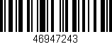 Código de barras (EAN, GTIN, SKU, ISBN): '46947243'