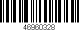 Código de barras (EAN, GTIN, SKU, ISBN): '46960328'