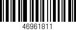 Código de barras (EAN, GTIN, SKU, ISBN): '46961811'