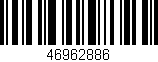 Código de barras (EAN, GTIN, SKU, ISBN): '46962886'