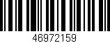 Código de barras (EAN, GTIN, SKU, ISBN): '46972159'