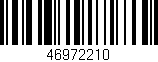 Código de barras (EAN, GTIN, SKU, ISBN): '46972210'