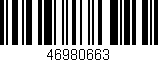 Código de barras (EAN, GTIN, SKU, ISBN): '46980663'