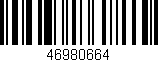 Código de barras (EAN, GTIN, SKU, ISBN): '46980664'