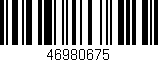 Código de barras (EAN, GTIN, SKU, ISBN): '46980675'