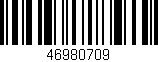 Código de barras (EAN, GTIN, SKU, ISBN): '46980709'