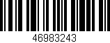 Código de barras (EAN, GTIN, SKU, ISBN): '46983243'