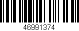 Código de barras (EAN, GTIN, SKU, ISBN): '46991374'