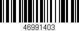 Código de barras (EAN, GTIN, SKU, ISBN): '46991403'