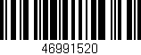 Código de barras (EAN, GTIN, SKU, ISBN): '46991520'