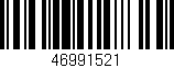 Código de barras (EAN, GTIN, SKU, ISBN): '46991521'