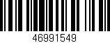 Código de barras (EAN, GTIN, SKU, ISBN): '46991549'