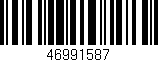 Código de barras (EAN, GTIN, SKU, ISBN): '46991587'