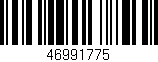 Código de barras (EAN, GTIN, SKU, ISBN): '46991775'