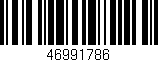 Código de barras (EAN, GTIN, SKU, ISBN): '46991786'
