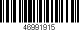 Código de barras (EAN, GTIN, SKU, ISBN): '46991915'