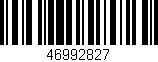Código de barras (EAN, GTIN, SKU, ISBN): '46992827'