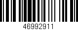 Código de barras (EAN, GTIN, SKU, ISBN): '46992911'