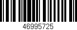 Código de barras (EAN, GTIN, SKU, ISBN): '46995725'