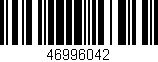 Código de barras (EAN, GTIN, SKU, ISBN): '46996042'