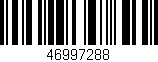 Código de barras (EAN, GTIN, SKU, ISBN): '46997288'