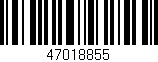 Código de barras (EAN, GTIN, SKU, ISBN): '47018855'