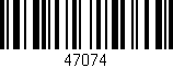 Código de barras (EAN, GTIN, SKU, ISBN): '47074'